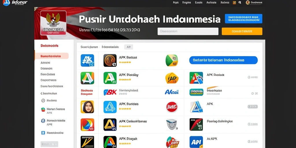 Tampilan antarmuka utama yang menarik dan mudah digunakan.