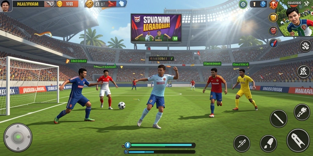Tampilan permainan yang menarik dan interaktif.