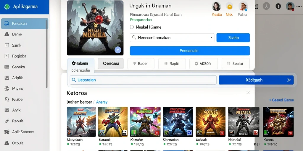 Tampilan antarmuka yang menarik dan user-friendly.