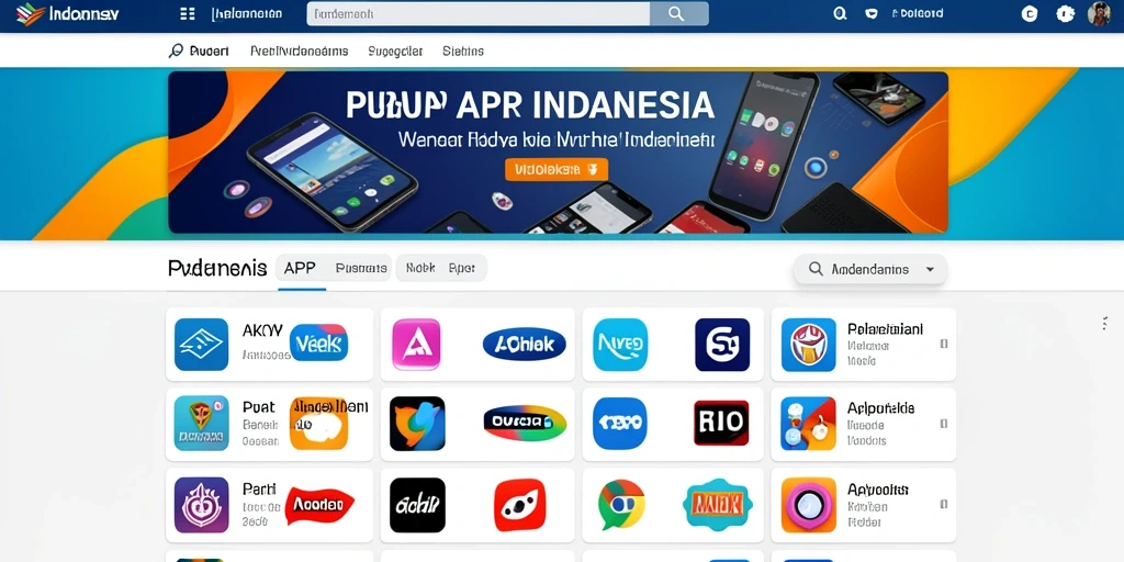 Tampilan awal yang menarik dan mudah dinavigasi.